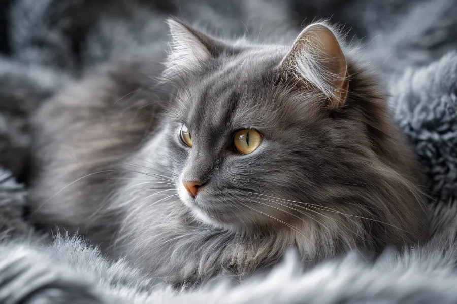 Plush Cat Hideaway for Small Pets