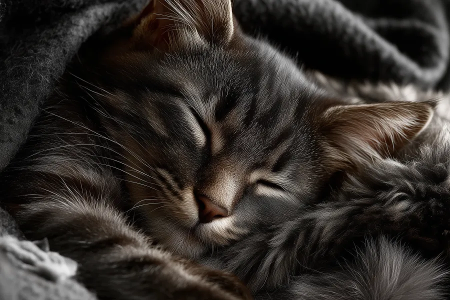 Foldable Cat Bed with Tunnel