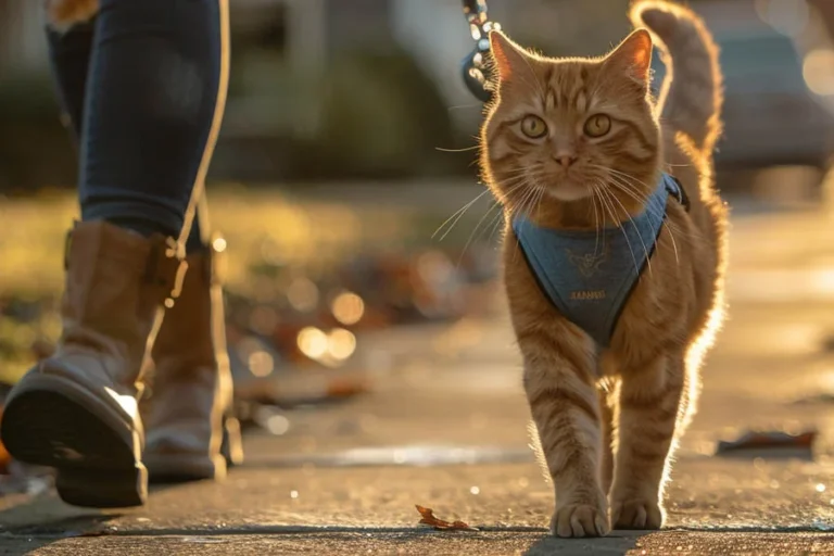 Comfortable Cat Leash and Harness Set