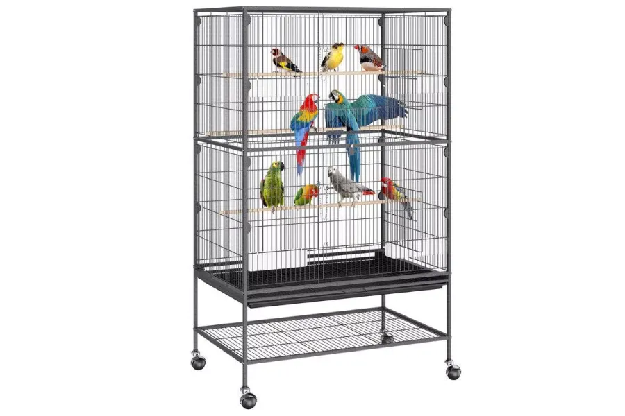 Spacious Bird Cage for Parrots
