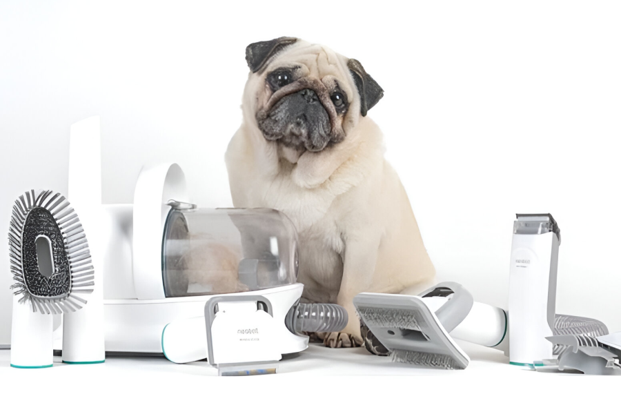 Pet Grooming Vacuum Kit for Shedding